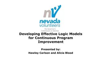 Developing Effective Logic Models for Continuous Program Improvement