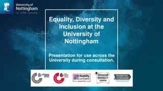 Equity, Diversity, and Inclusion Initiatives at University of Nottingham