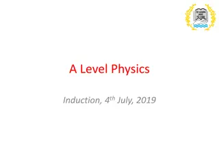 A Level Physics Course Outline and Structure