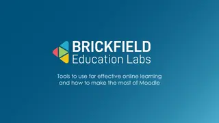 Effective Online Learning and Moodle Tools