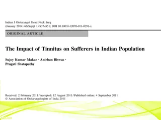 The Impact of Tinnitus on Psychological Distress