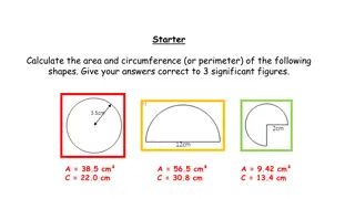 Geometric Shape Calculations and Sector Analysis