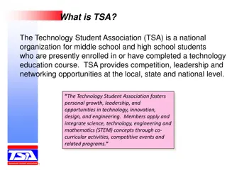 Technology Student Association (TSA) - Empowering Students in STEM Education and Leadership