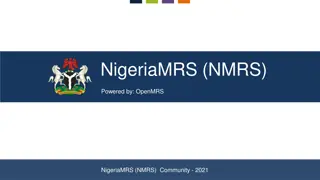 Enhancing Healthcare Records Management System in Nigeria with NMRS