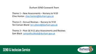 Overview of SEND Casework Team and Assessment Trends