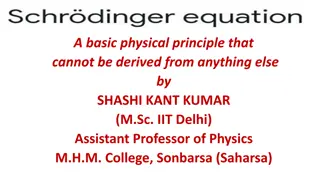 Fundamental Physics Principles Explored by Schrodinger and De Broglie