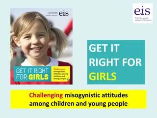 Challenging Misogyny and Promoting Equality for Girls and Women