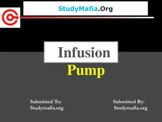 Infusion Pump: Types, Operation, and Applications