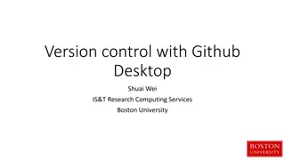 Getting Started with GitHub Desktop for Version Control