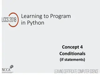 Python Conditionals: If Statements and Relational Operators