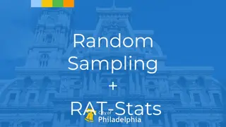 Random Sampling and RAT-Stats in Statistical Analysis