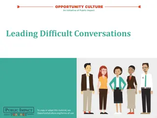 Navigating Difficult Conversations in Education