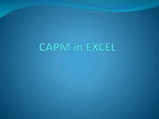 The Capital Asset Pricing Model (CAPM) for Required Return Calculation