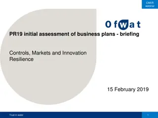 Initial Assessment of Business Plans for Water Sector Development