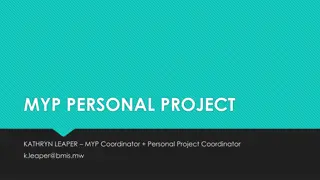 Understanding the MYP Personal Project