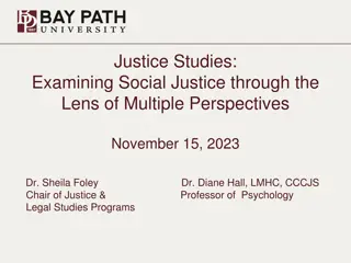 Exploring Social Justice Perspectives and Educational Practices