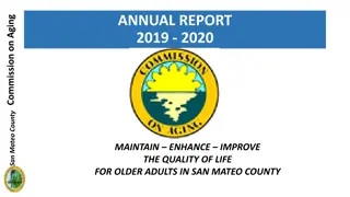 Annual Report 2019-2020: Commission on Aging San Mateo County's Achievements