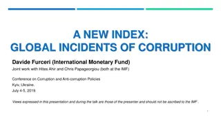 Global Incidents of Corruption: A New Index by Davide Furceri