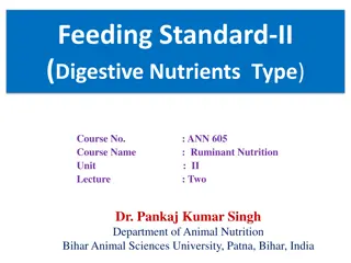 Evolution of Feeding Standards for Ruminants: A Historical Perspective