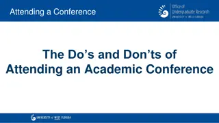 Mastering Academic Conference Etiquette: Dos and Don'ts for Success