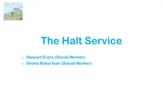 Understanding The Halt Service: A Social Work Perspective