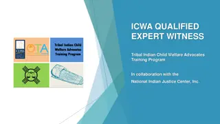 Tribal Indian Child Welfare Advocates Training Program