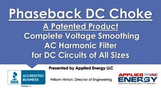 Revolutionizing DC Circuits with Phaseback DC Choke: A Unique Electromagnetic Filter