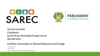 Advancing Renewable Energy in South Africa: SAREC Presentation Highlights