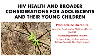 HIV Health Considerations for Adolescents and Young Children