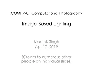 Image-Based Lighting in Computational Photography