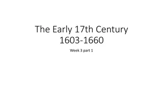 Literature and Historical Events in the Early 17th Century