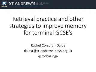 Strategies for Improving Memory and Revision Techniques for GCSE Success