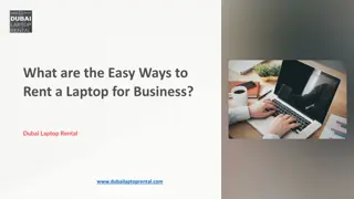 What are the Easy Ways to Rent a Laptop for Business?