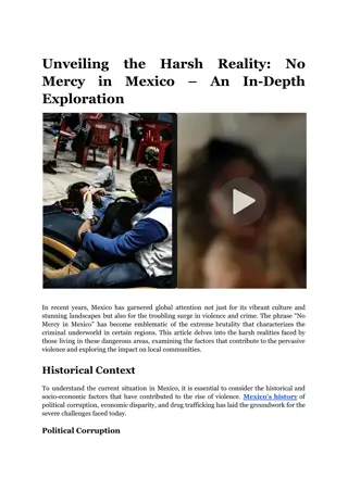 Unveiling the Harsh Reality_ No Mercy in Mexico – An In-Depth Exploration