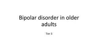 Bipolar Disorder in Older Adults