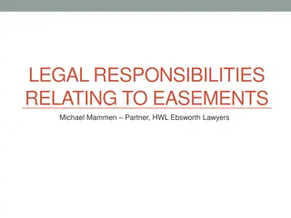 Understanding Legal Responsibilities Related to Easements in Victoria