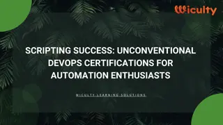 Scripting Success Unconventional DevOps Certifications for Automation Enthusiasts