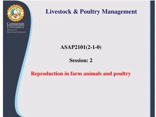 Reproduction in Livestock and Poultry Management