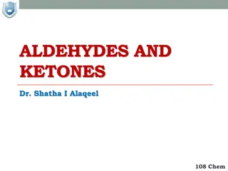 Aldehydes and Ketones in Organic Chemistry