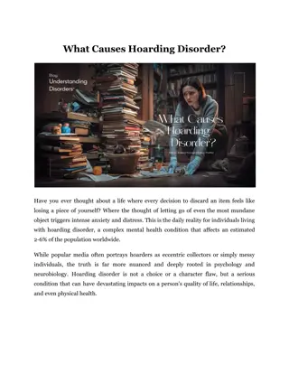 What Causes Hoarding Disorder?