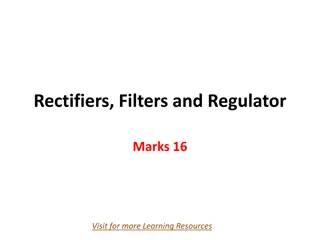 Rectifiers, Filters, and Regulators in Power Supplies