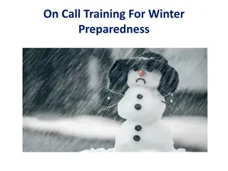 Winter Preparedness Training for Strategic Leadership in Escalation Situations