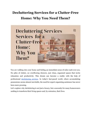 Decluttering Services for a Clutter-Free Home_ Why You Need Them_