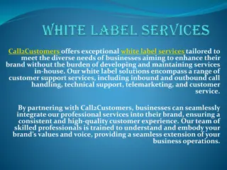 White Label Services for Dubai by call2customers