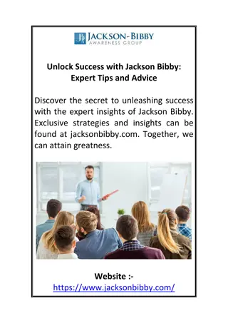 Unlock Success with Jackson Bibby: Expert Tips and Advice