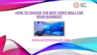 How to Choose the Best Video Wall for Your Business?