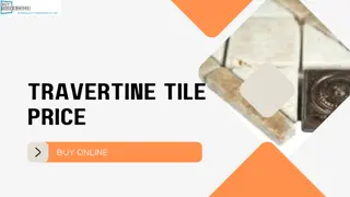 Travertine Tile Prices: What You Need to Know