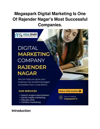 Megaspark Digital Marketing Is One Of Rajender Nagar's Most Successful Companies