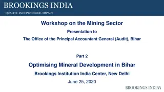 Mineral Potential and Opportunities in Bihar