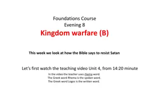 Understanding Spiritual Warfare and Victory through Jesus